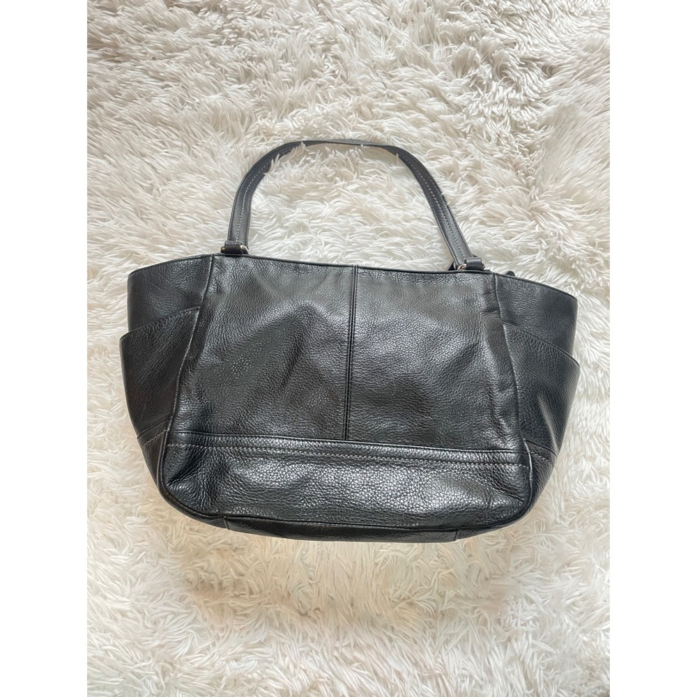 Coach Park Carrie Pebbled Leather Tote Bag - Picture 5 of 15